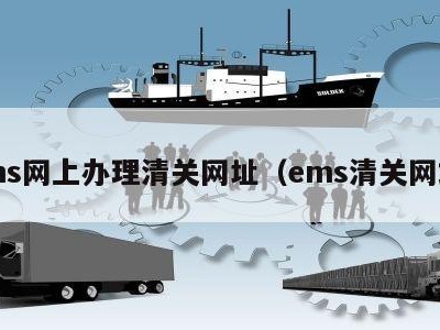 ems网上办理清关网址（ems清关网站）