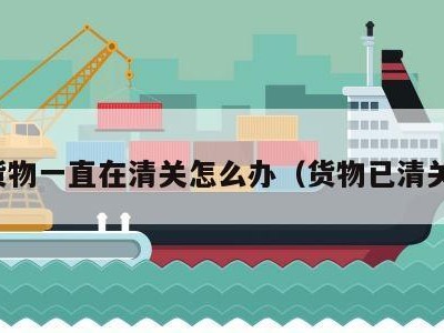 货物一直在清关怎么办（货物已清关）
