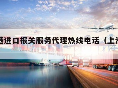 上海港进口报关服务代理热线电话（上海港口清关）