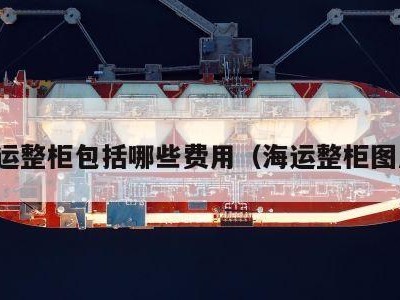 海运整柜包括哪些费用（海运整柜图片）